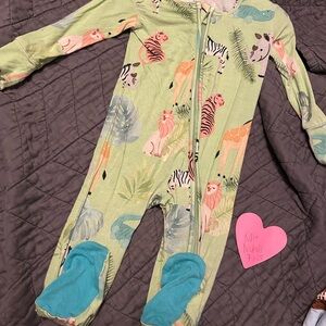 Posh peanut safari print footie